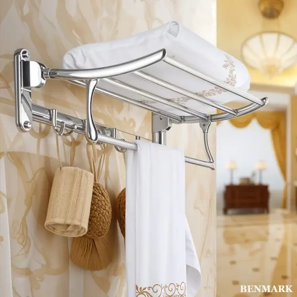 Round Foldable Towel Rack