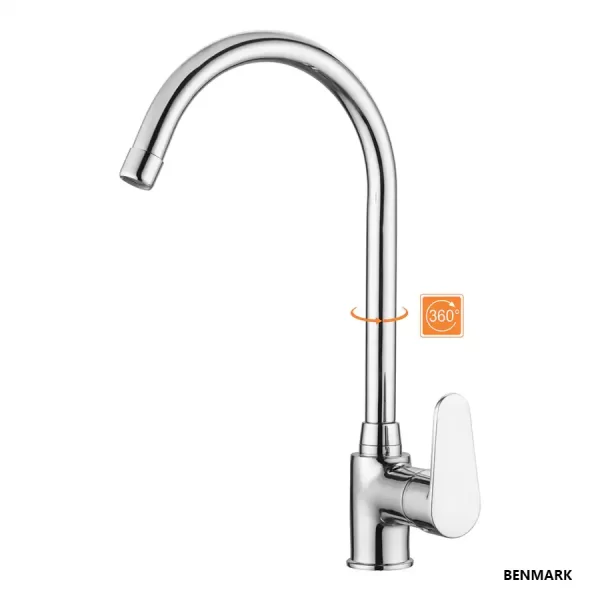 Eclipse Single Lever Deck-Mount Kitchen Sink Mixer Tap