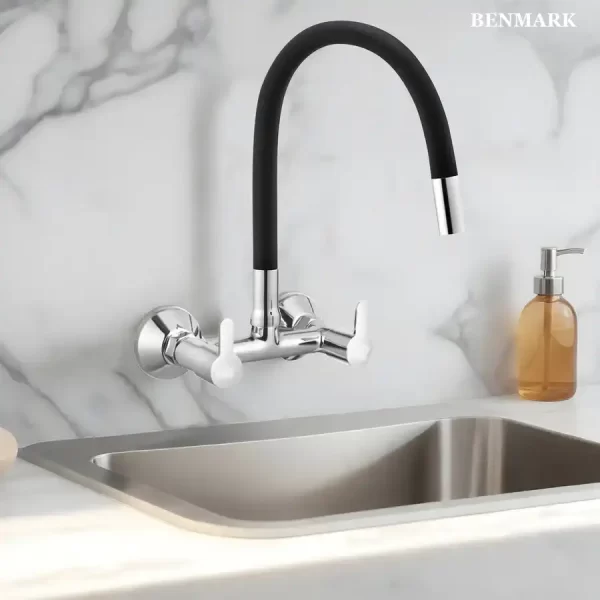 Wall-Mount Kitchen Sink Mixer Tap