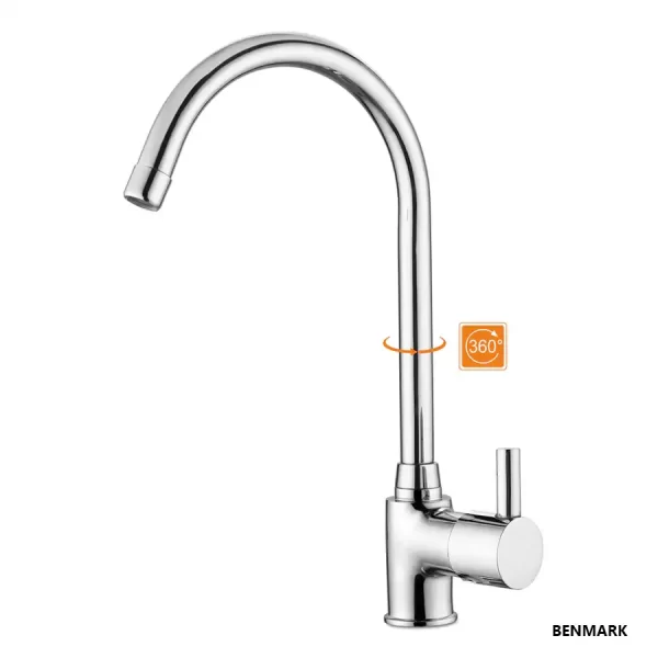 Kara Single Lever Deck-Mount Kitchen Sink Mixer Tap