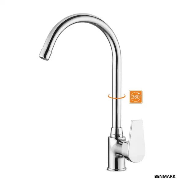 Elixir Single Lever Deck-Mount Kitchen Sink Mixer Tap